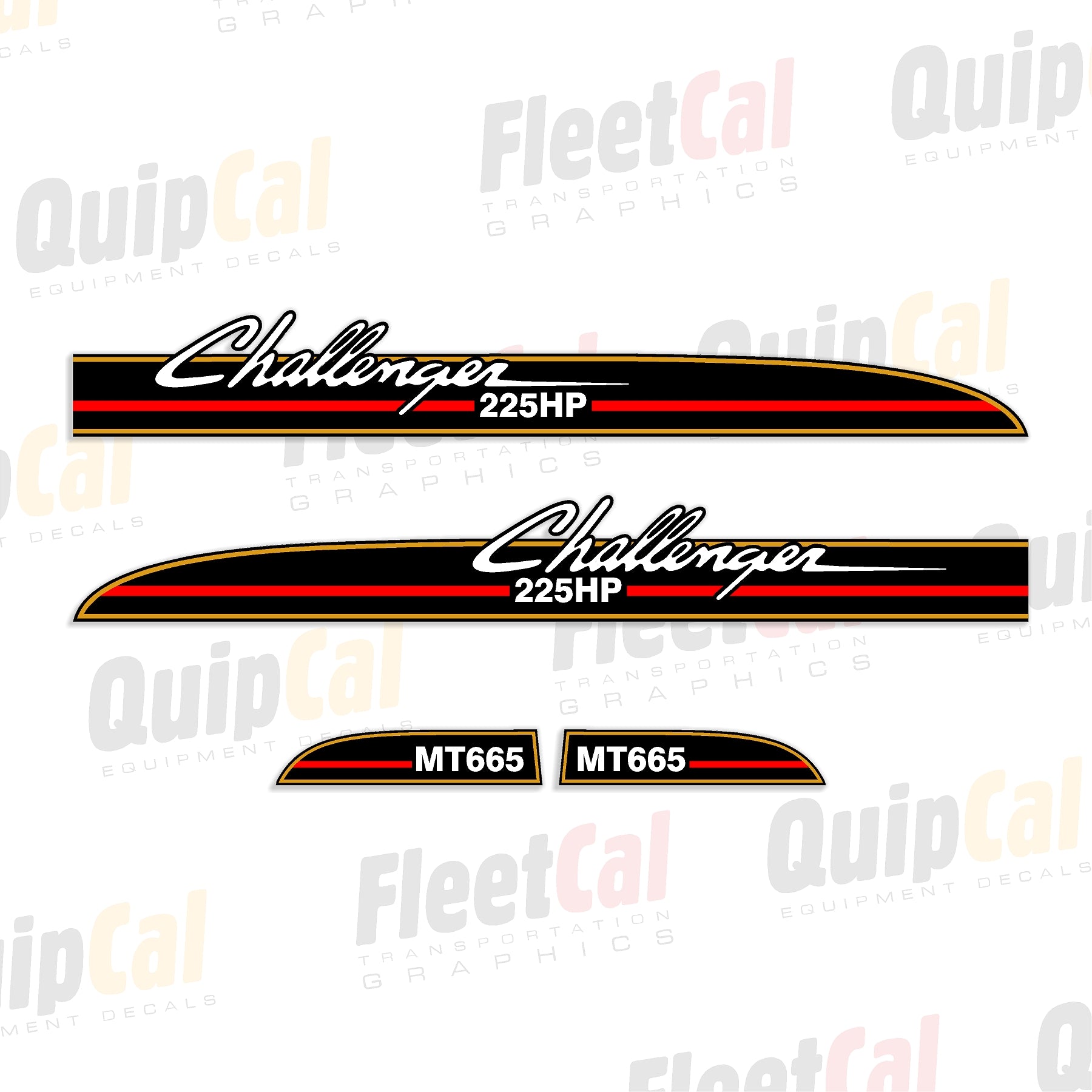 Challenger Tractor Decal Set