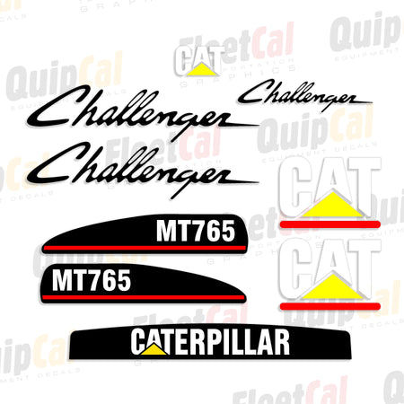 Challenger Tractor Decal Set