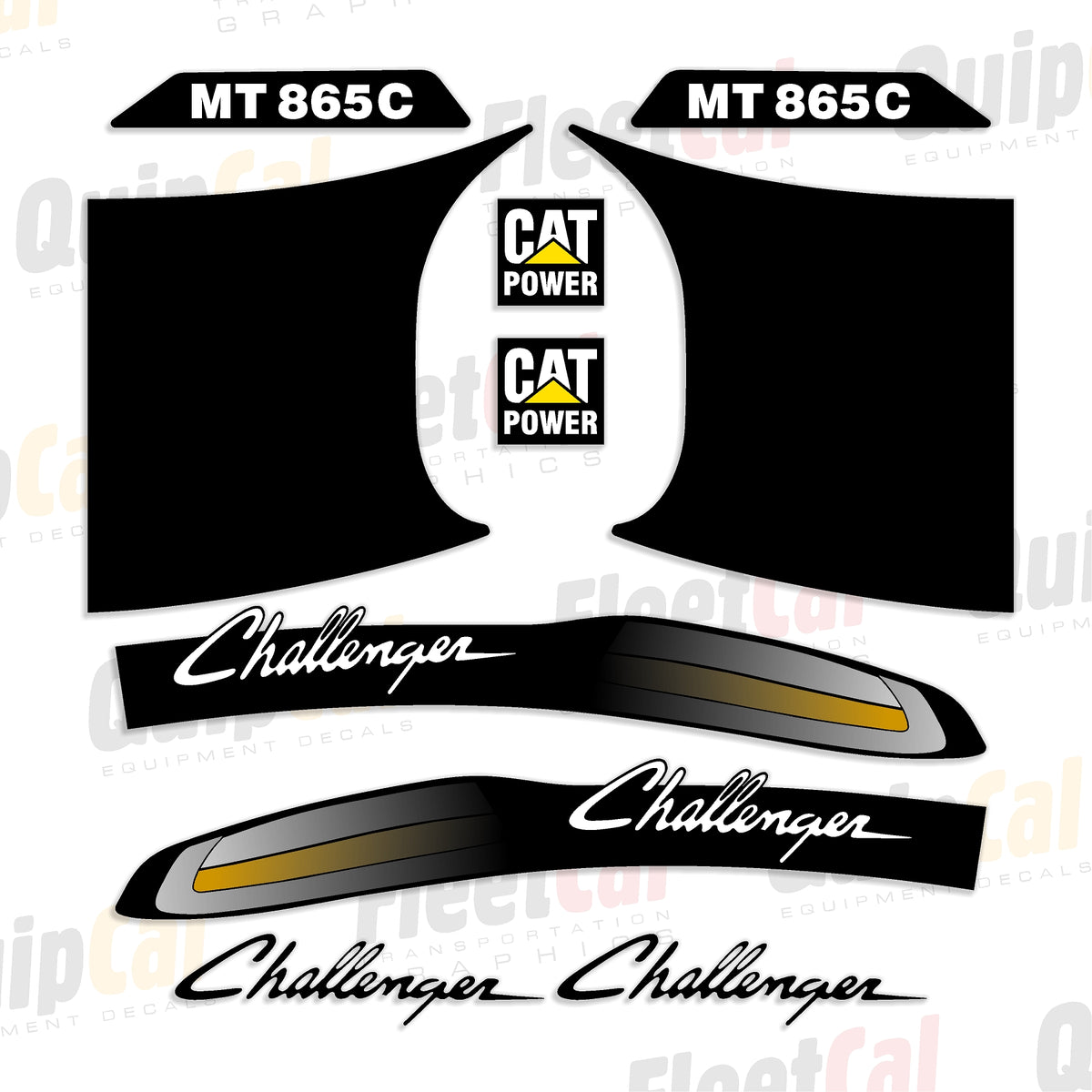 Challenger Tractor Decal Set