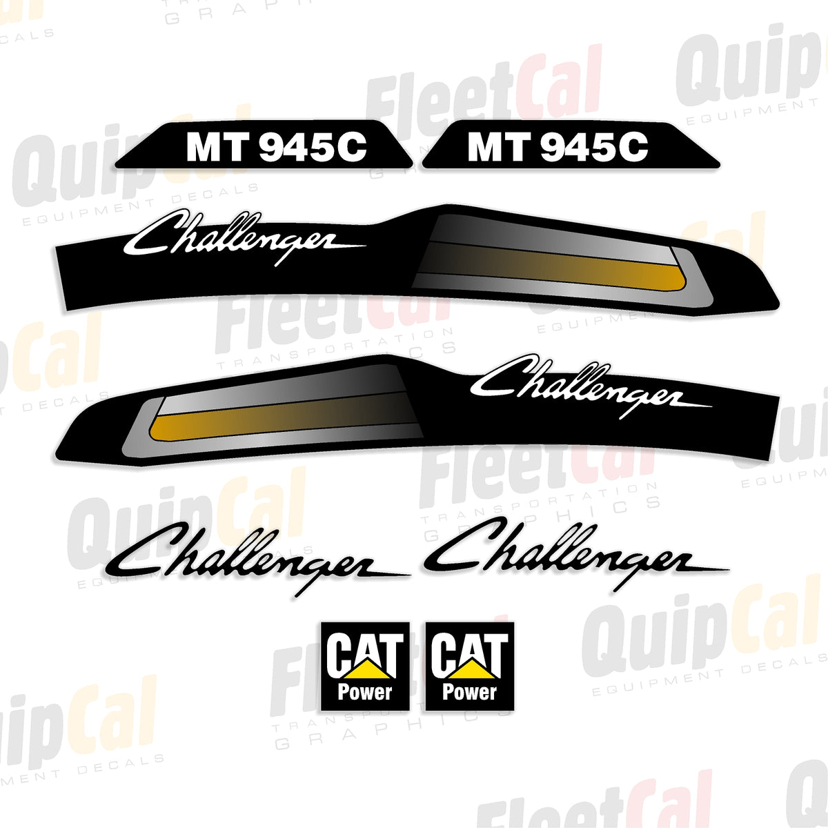 Challenger Tractor Decal Set