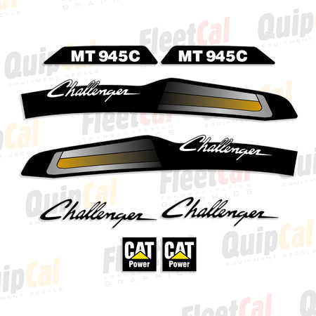 Challenger Tractor Decal Set