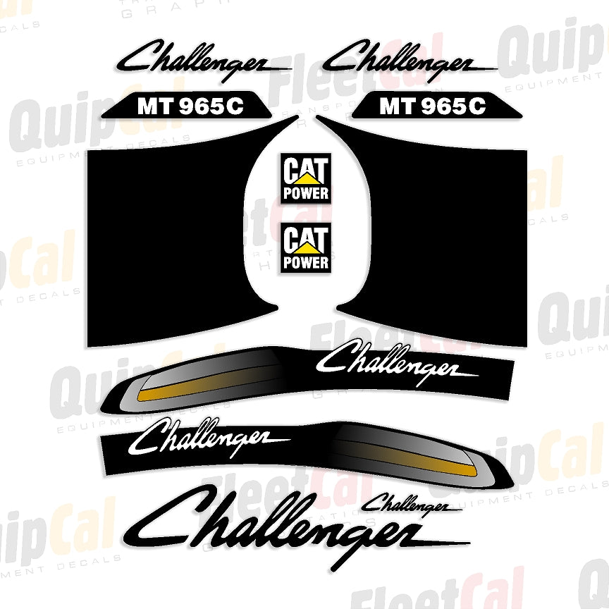 Challenger Tractor Decals