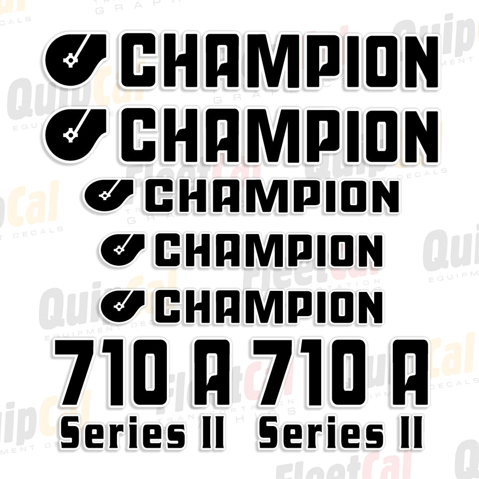 Champion Grader Decals