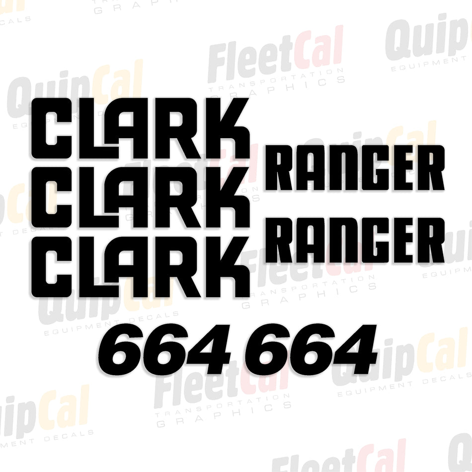 Clark Ranger Skidder Decals