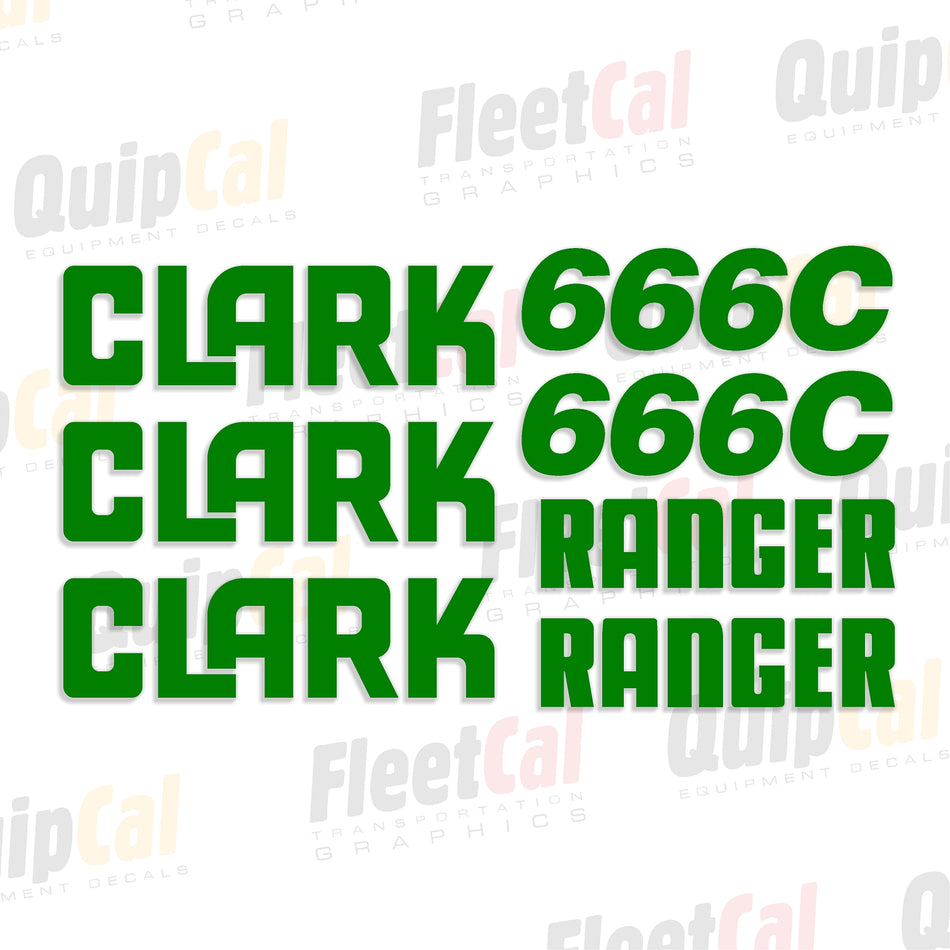 Clark Ranger Skidder Decals