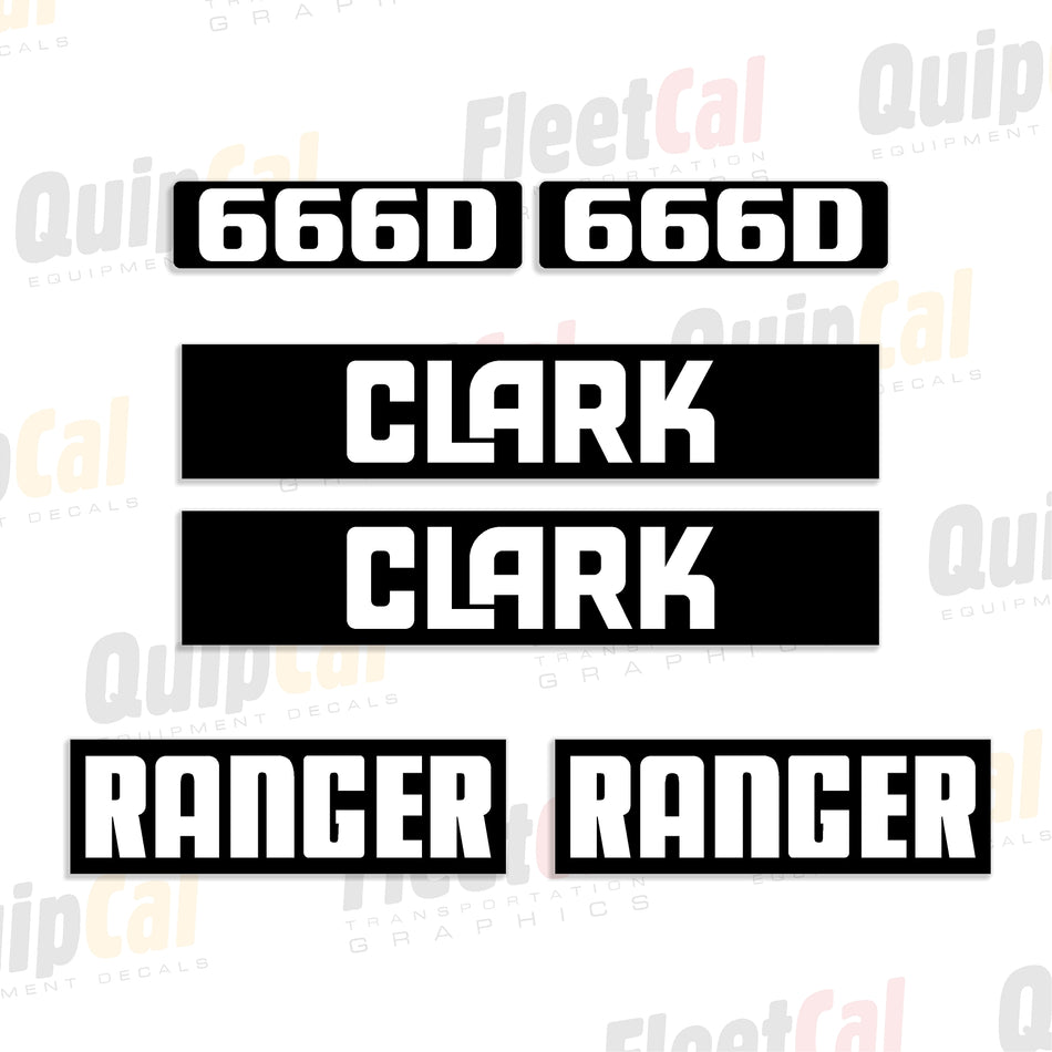 Clark Ranger Skidder Decals