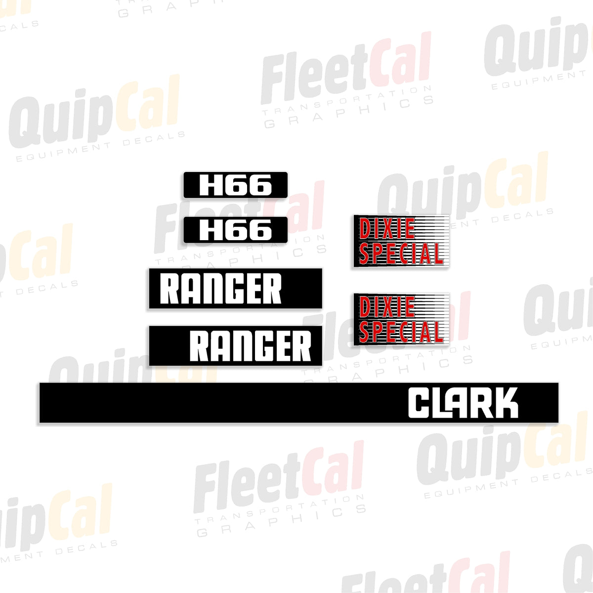 Clark Ranger Skidder Decals