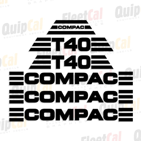 Compac Roller Decals