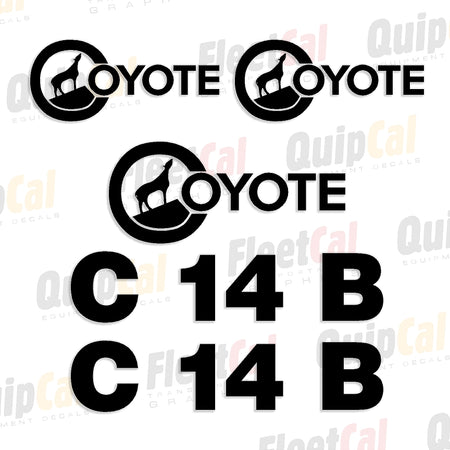 Coyote Wheel Loader Decals