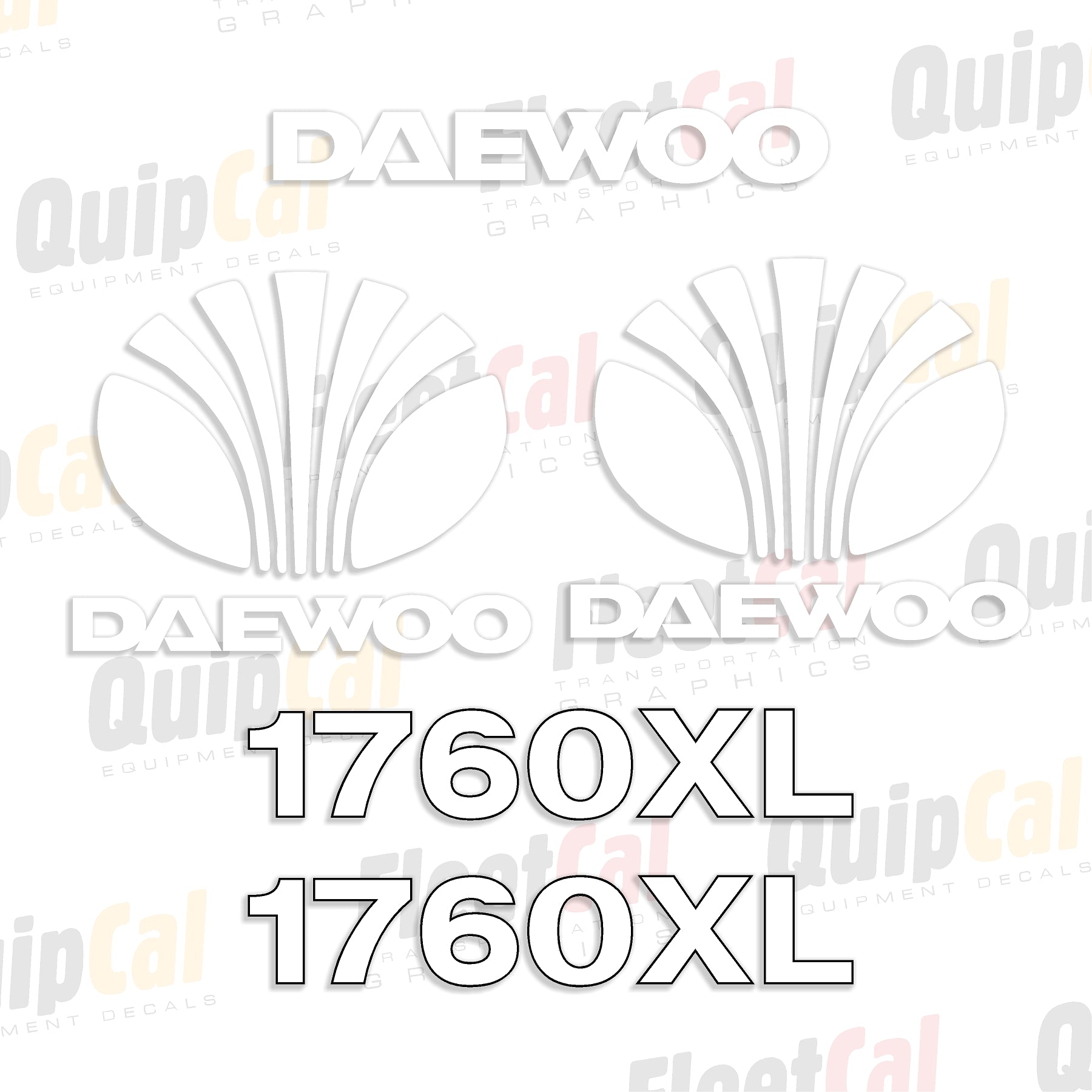 Daewoo Skid Loader Decals