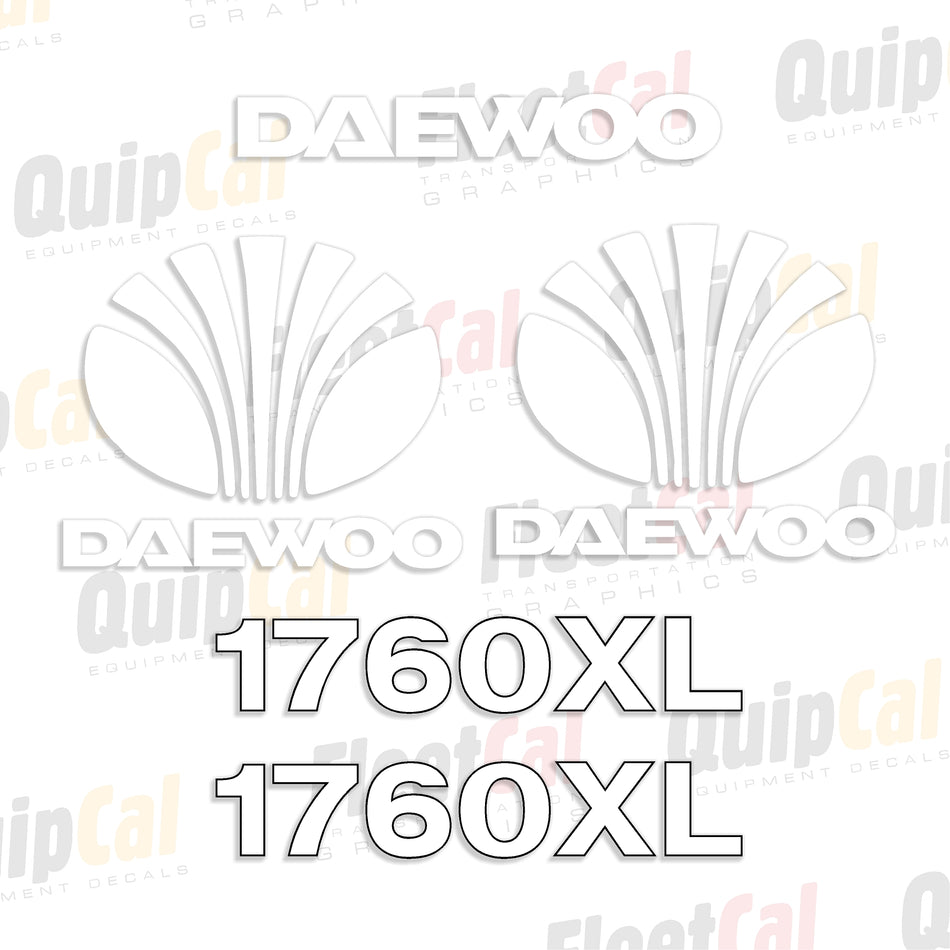 Daewoo Skid Loader Decals