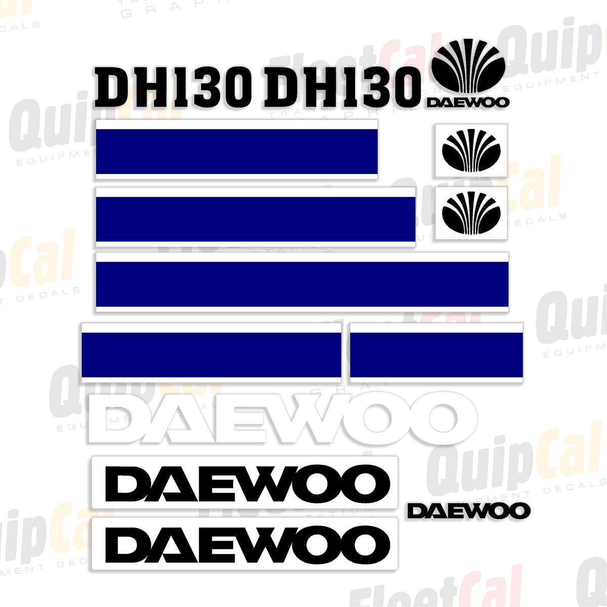 Daewoo Excavator Decals