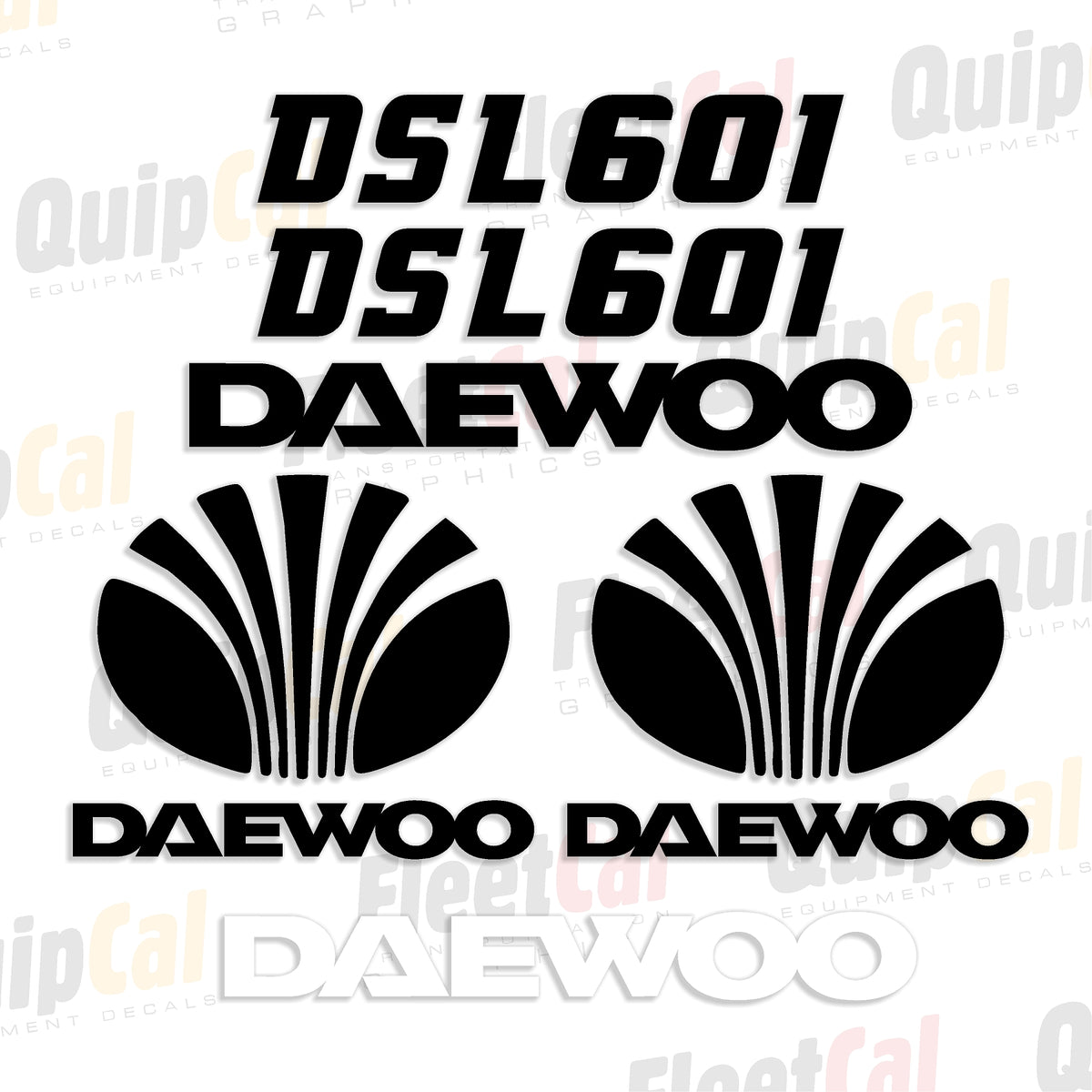 Daewoo Skid Loader Decals