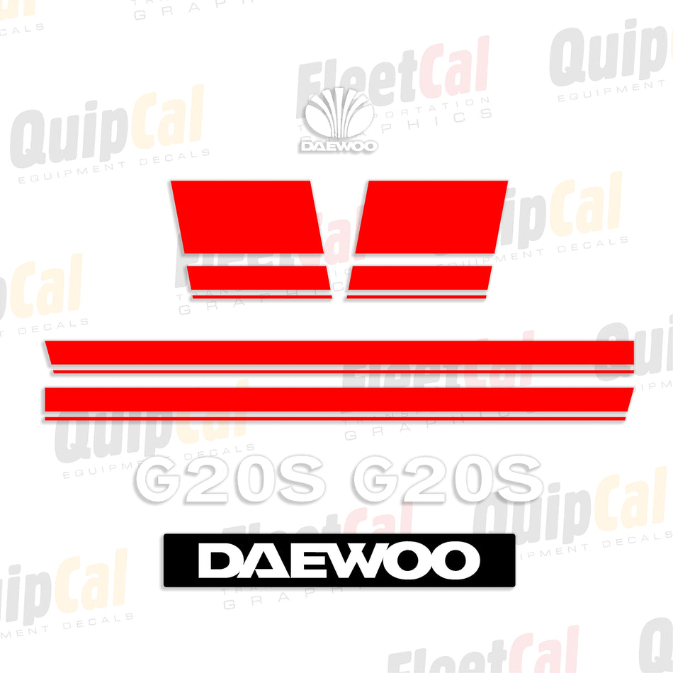 Daewoo Forklift Decals