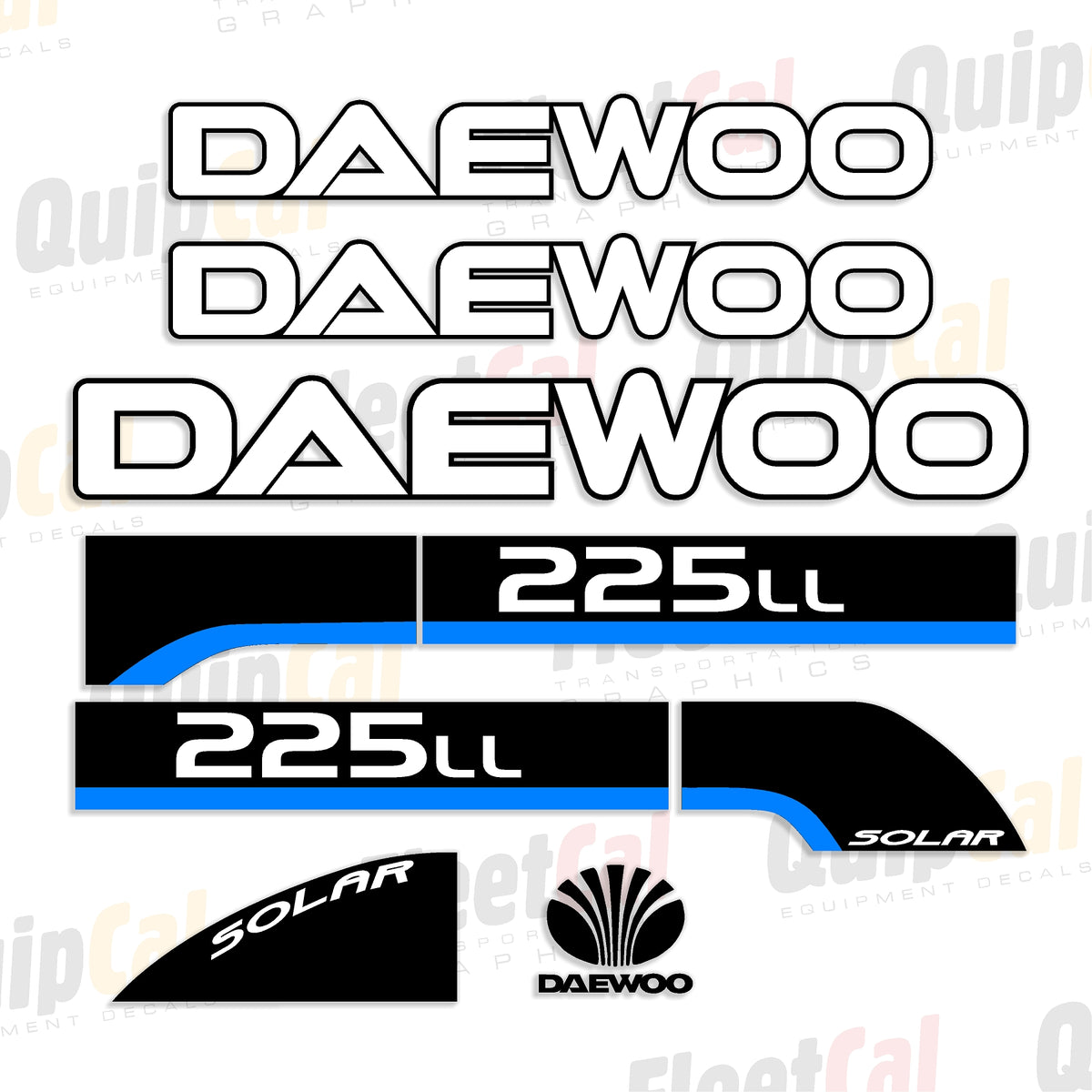 Daewoo Log Loader Decals