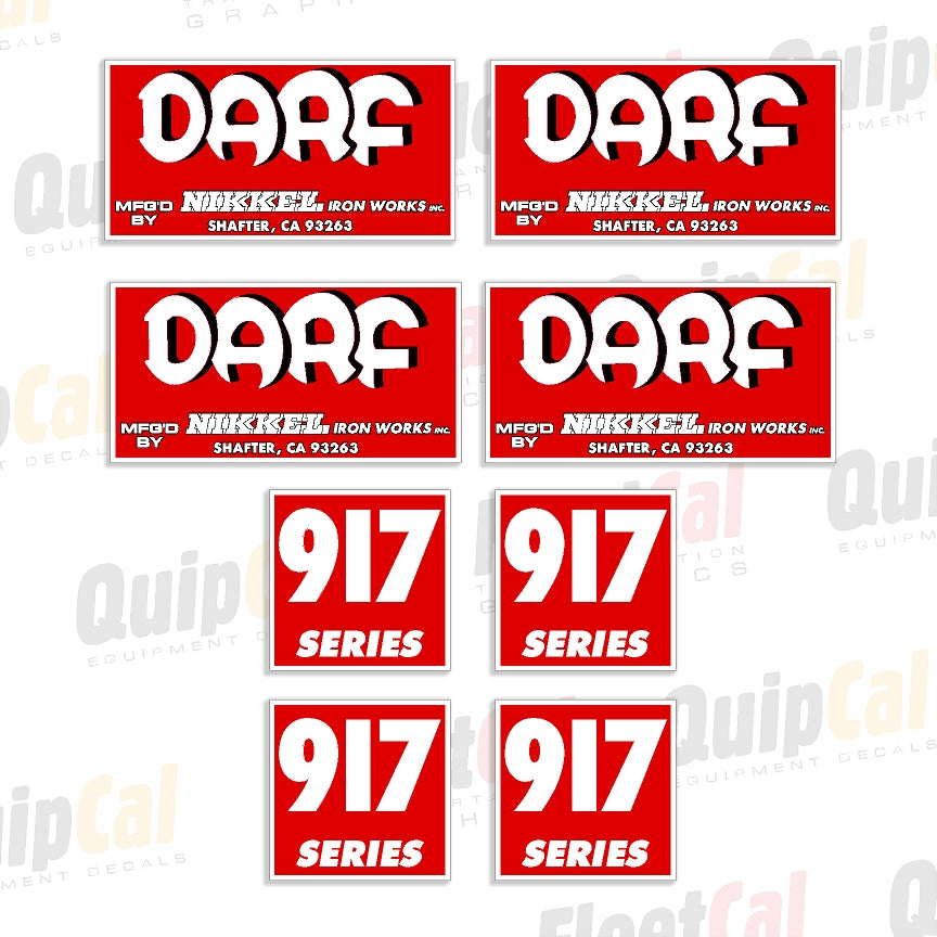 Darf Rake Decals