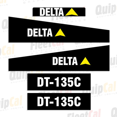 Delta Cable Plow Decals