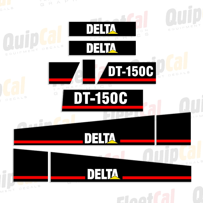 Delta Cable Plow Decals