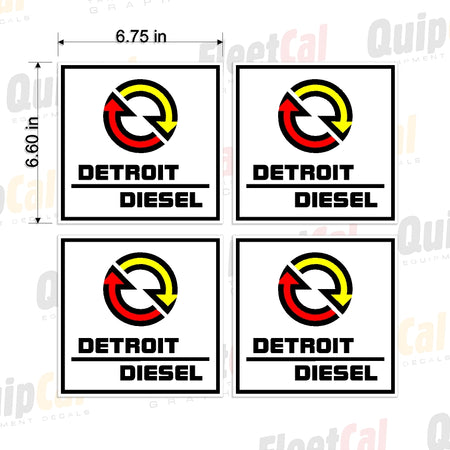 Detroit Diesel Decals