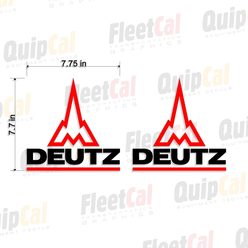 Deutz Diesel Decals