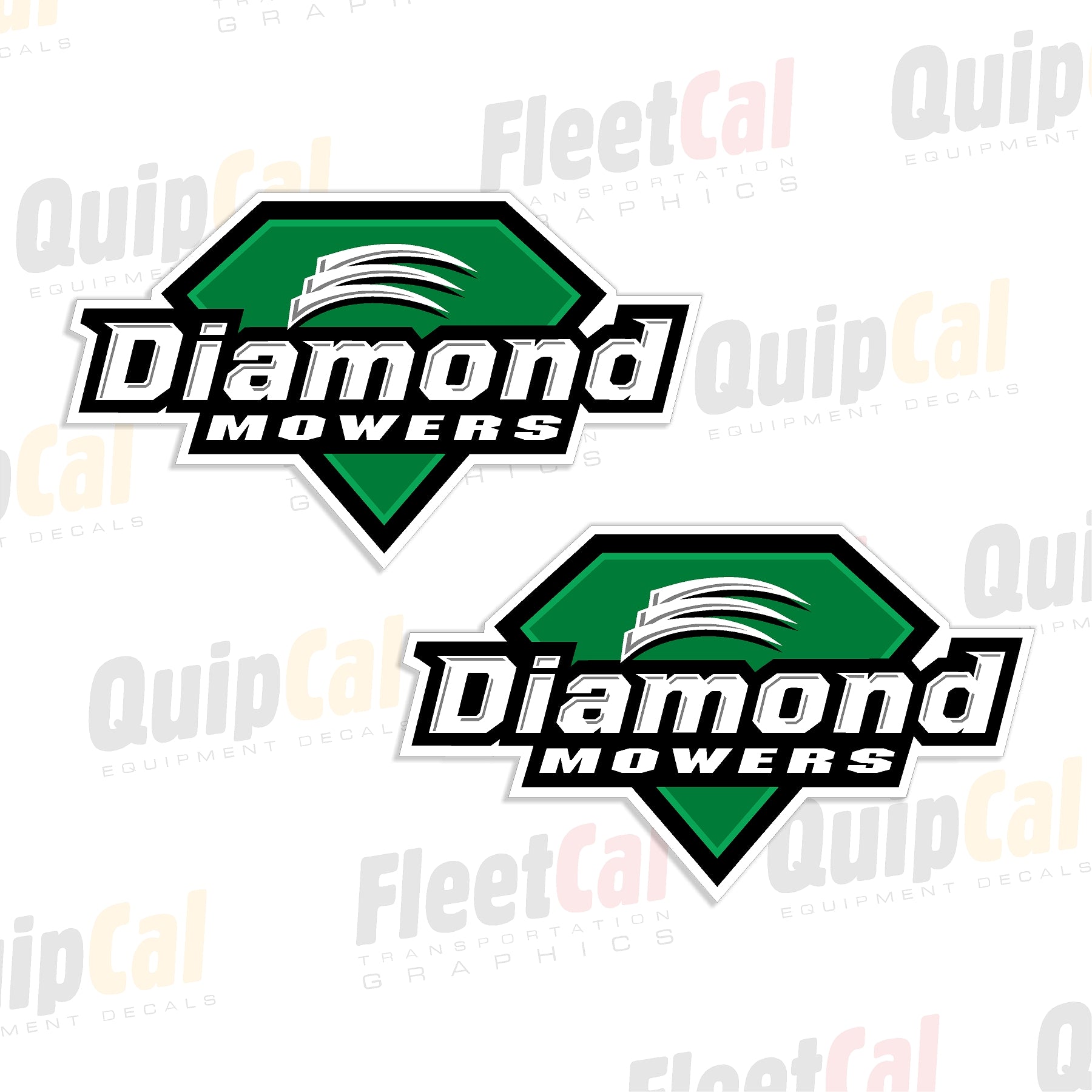 Diamond Mowers Decals