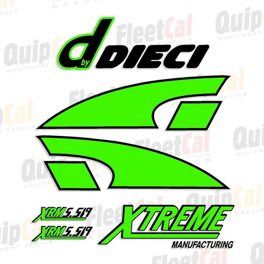 Dieci Telehandler Decals