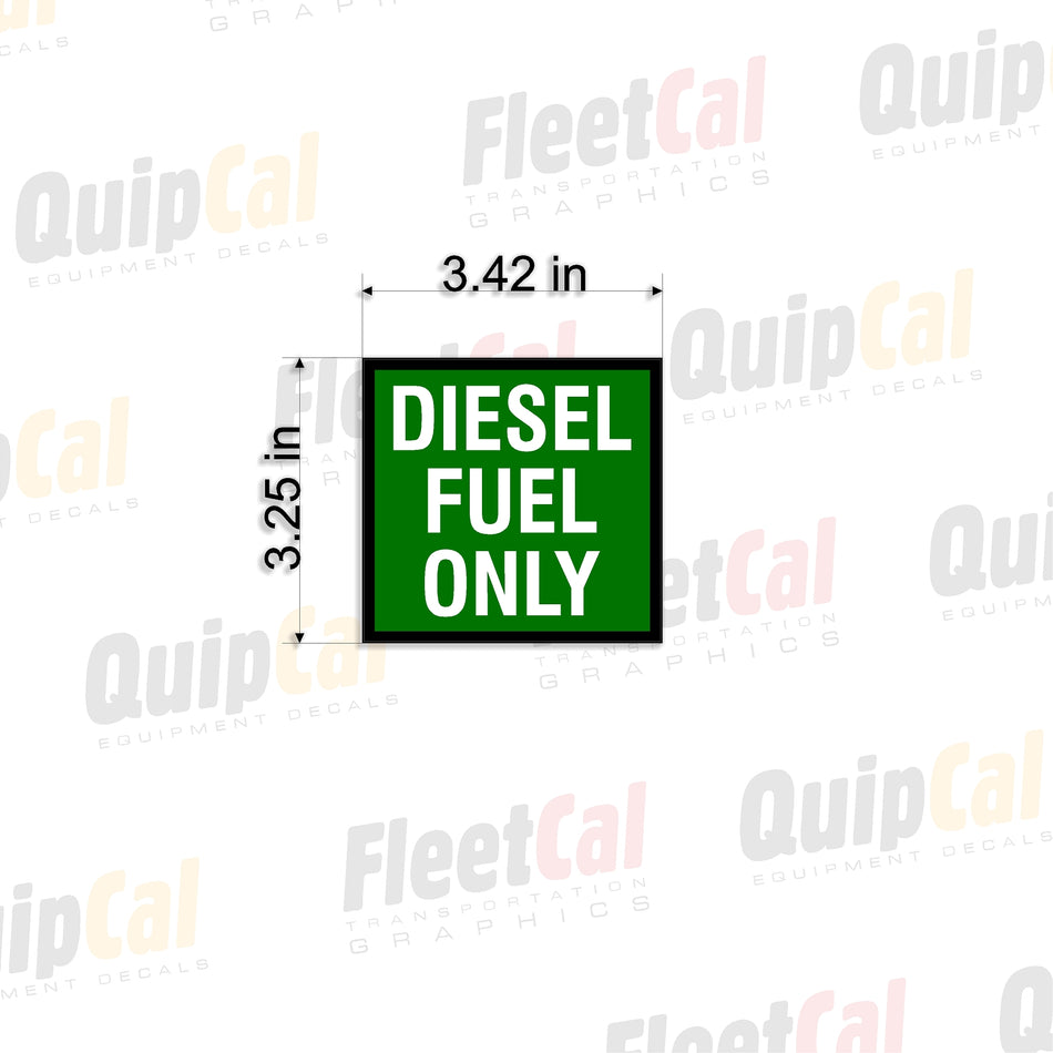 Diesel 002 - Diesel Fuel Decal