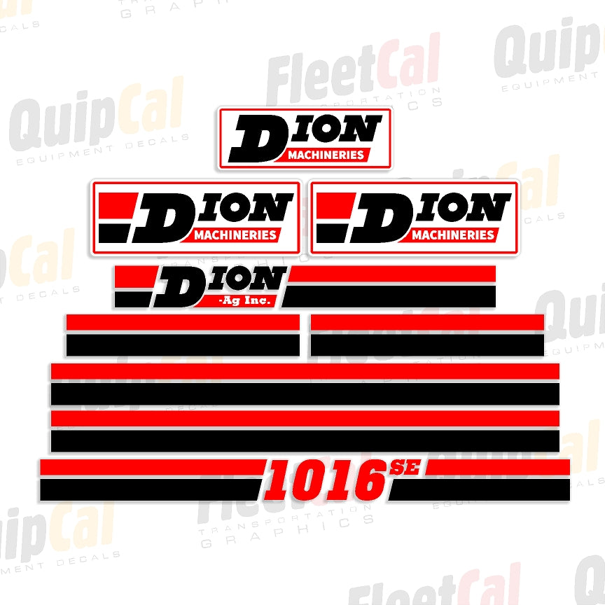 Dion Forage Wagon Decal Set