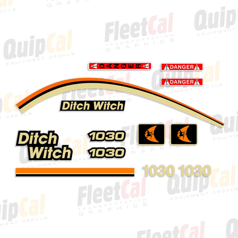 Ditch Witch Trencher Decal Sets