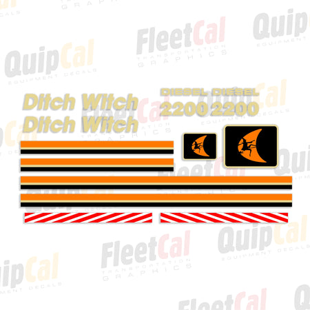 Ditch Witch Trencher Decal Sets