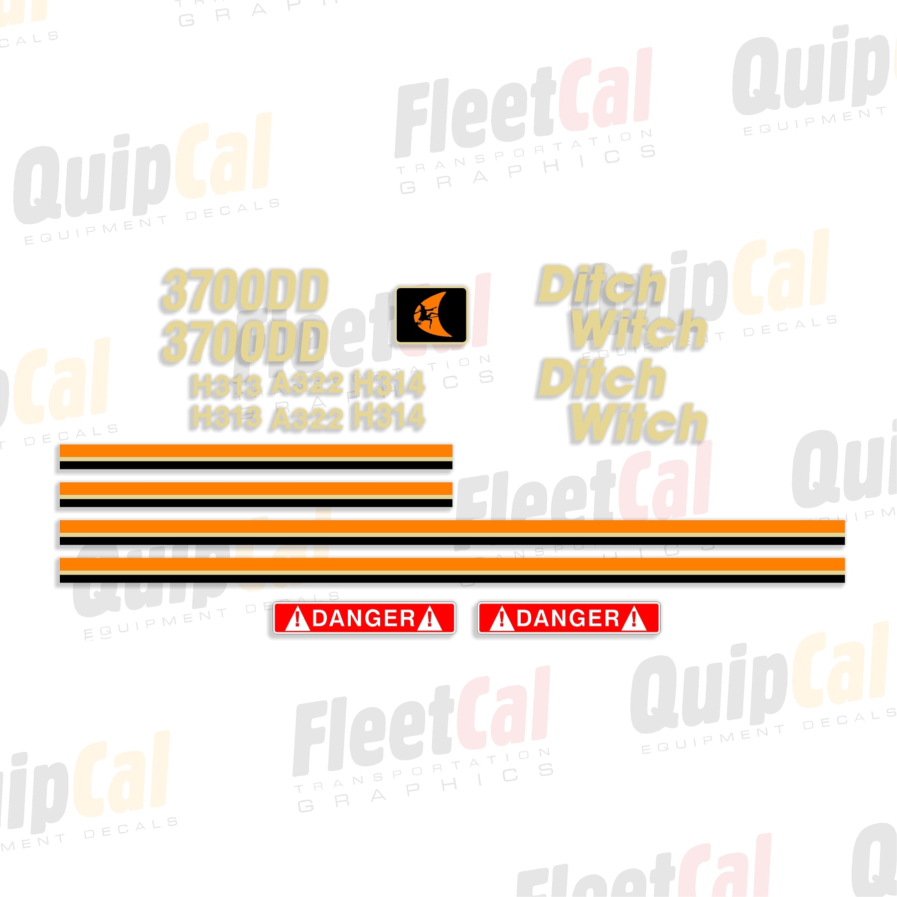 Ditch Witch Trencher Decal Sets