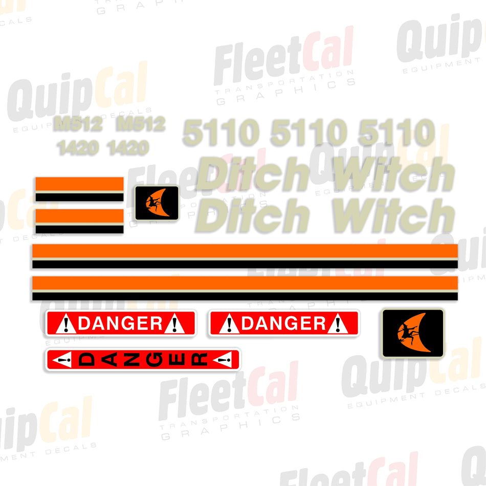 Ditch Witch Trencher Decal Sets