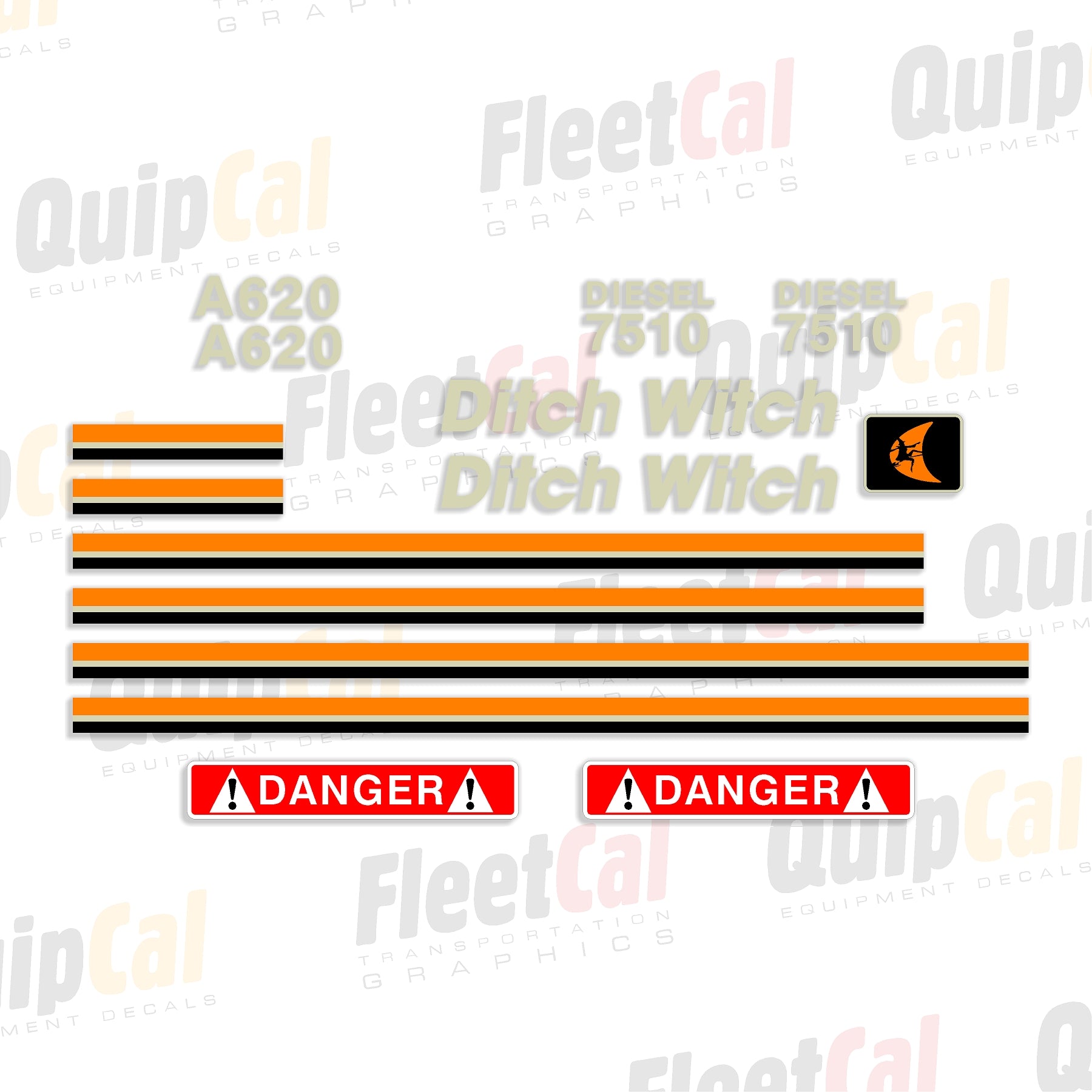 Ditch Witch Trencher Decal Sets