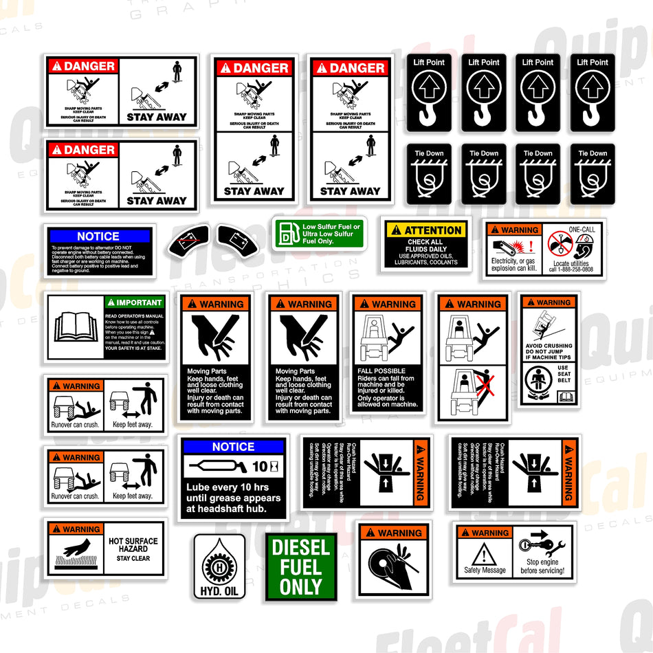 Ditch Witch Trencher Decal Sets