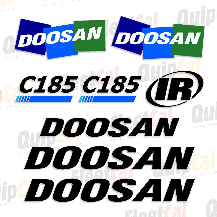 Doosan / Ingersoll Rand Air Compressor Decals