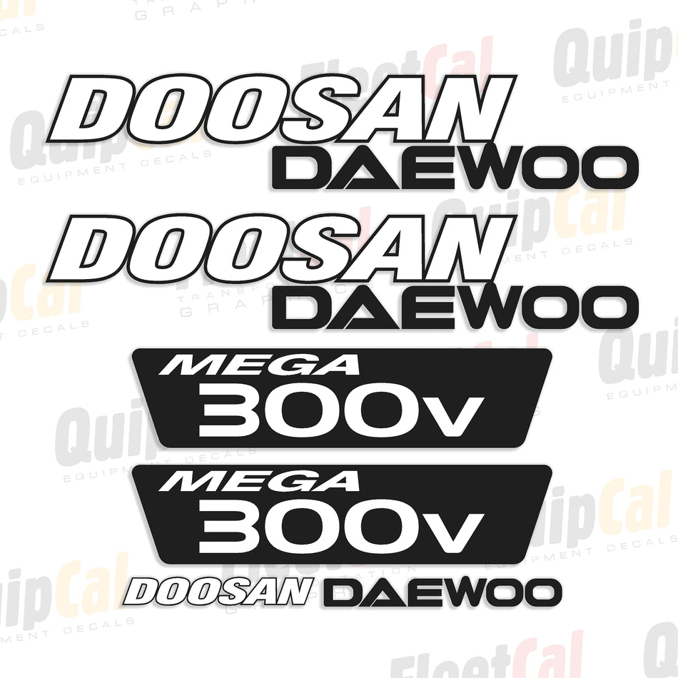 Doosan Daewoo Wheel Loader Decals