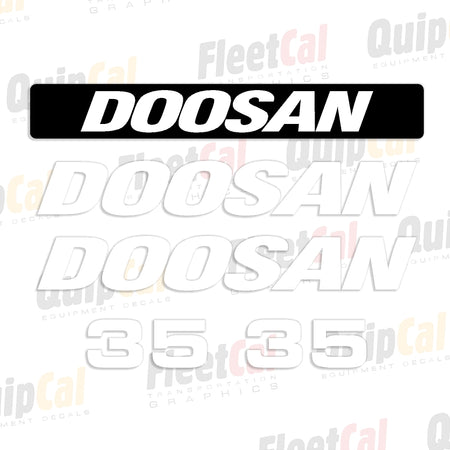 Doosan Forklift Decals