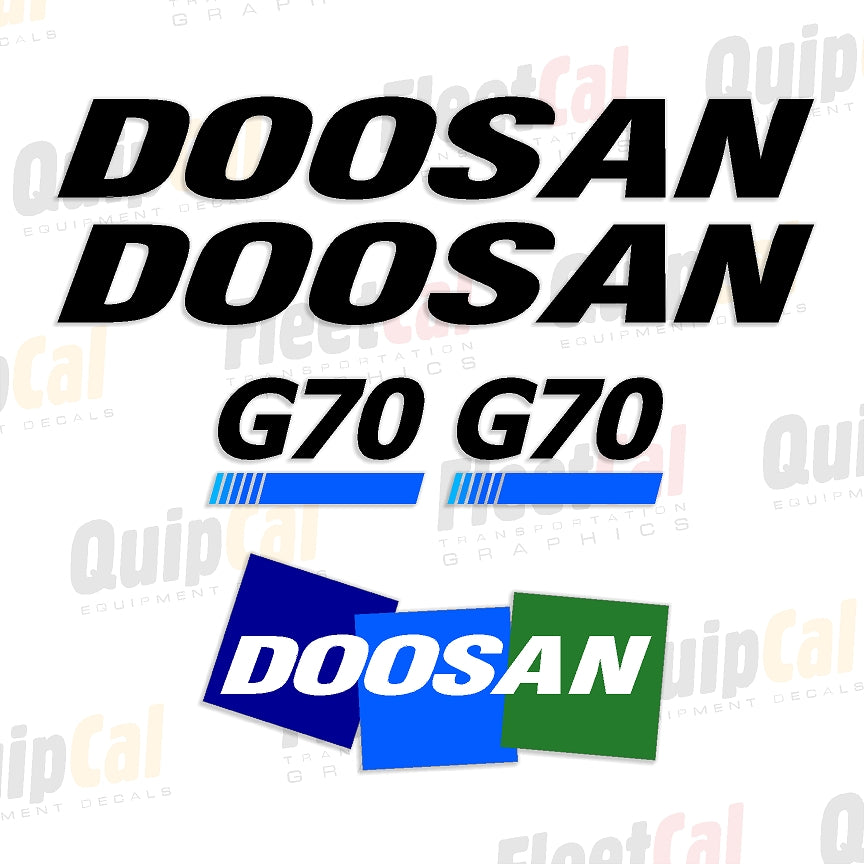 Doosan Generator Decals