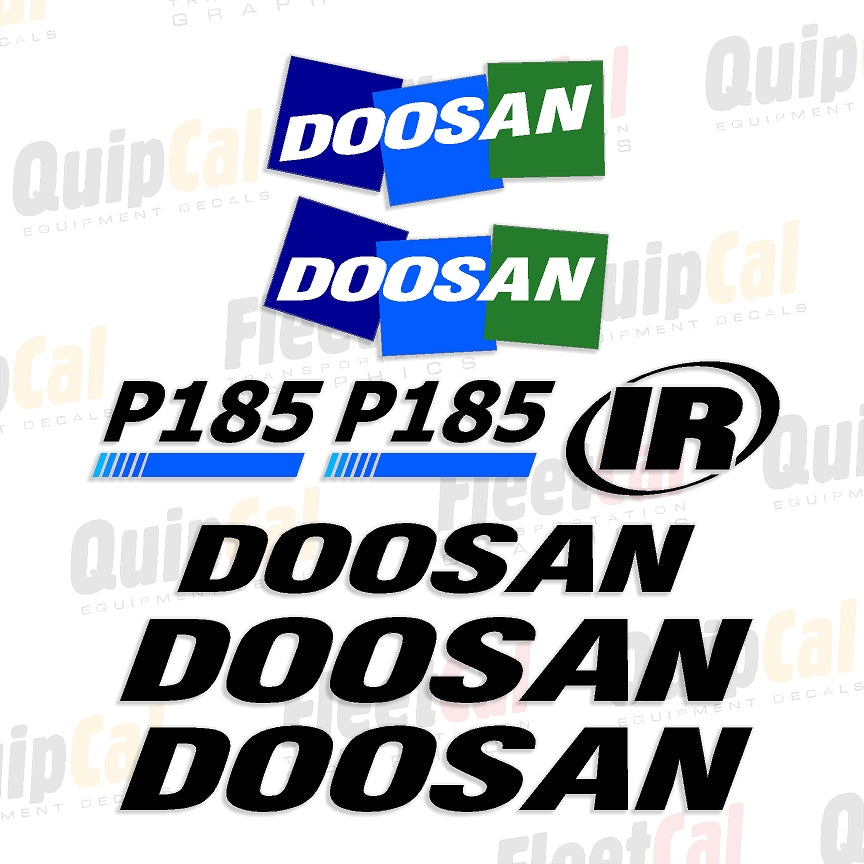 Doosan / Ingersoll Rand Air Compressor Decals