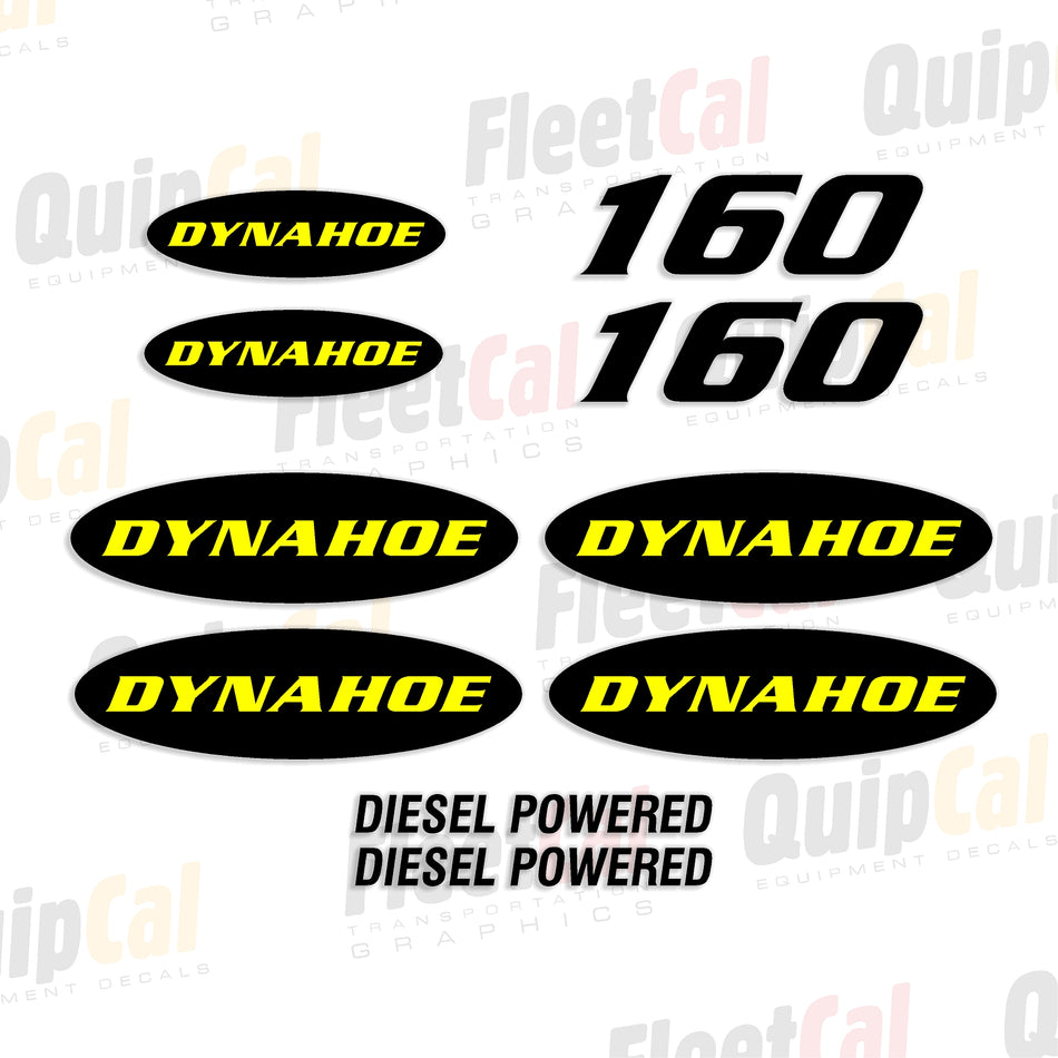 Dynahoe Backhoe Decals