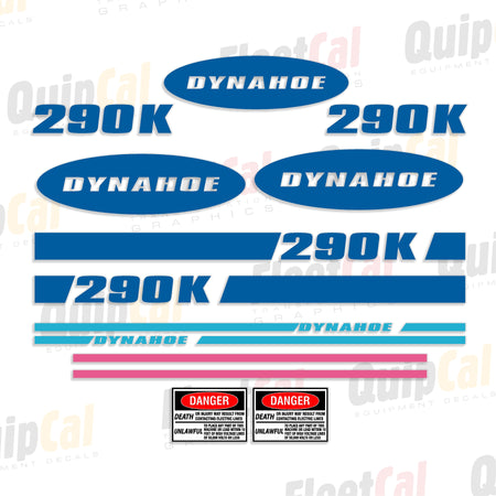 Dynahoe Backhoe Decals