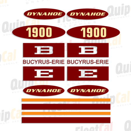 Dynahoe Backhoe Decals