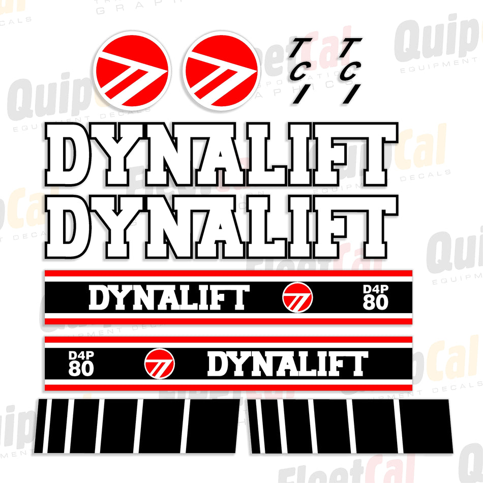 Dynalift Telehandler Decal Set