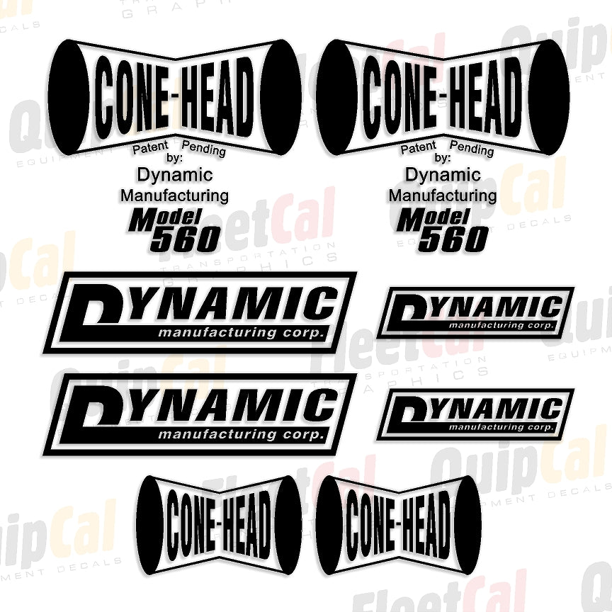 Dynamic - Cone-Head Chipper Decals