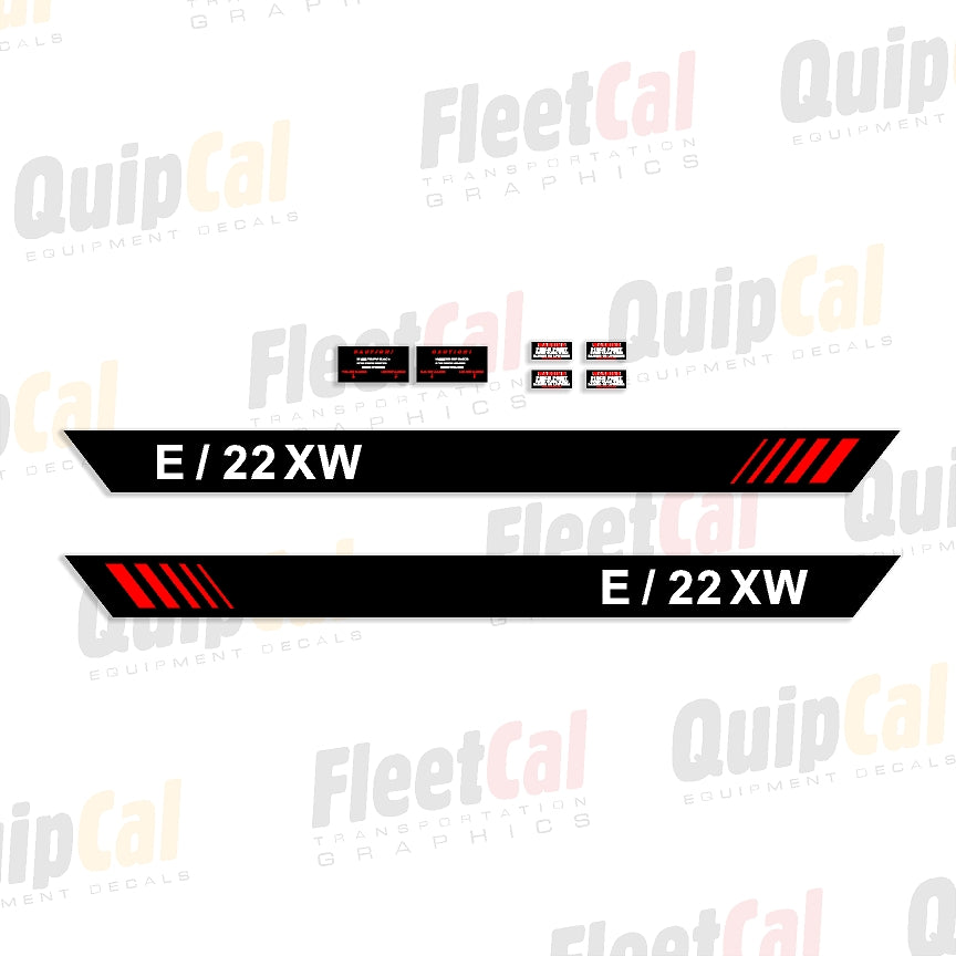 E-JECT Pull Scraper Decal Set