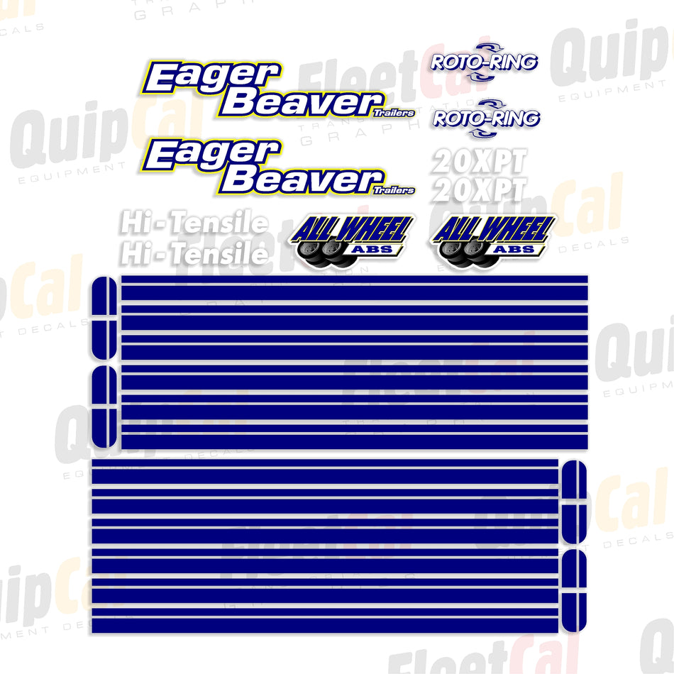 Eager Beaver Trailer Decal Set