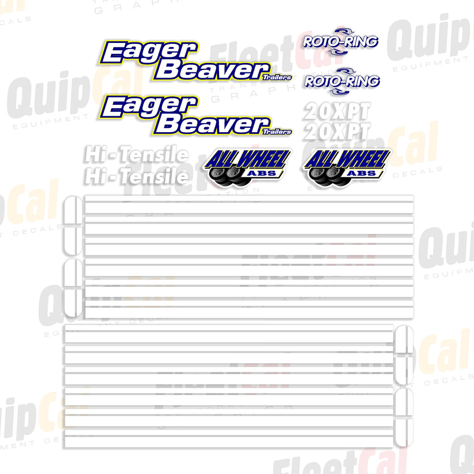 Eager Beaver Trailer Decal Set