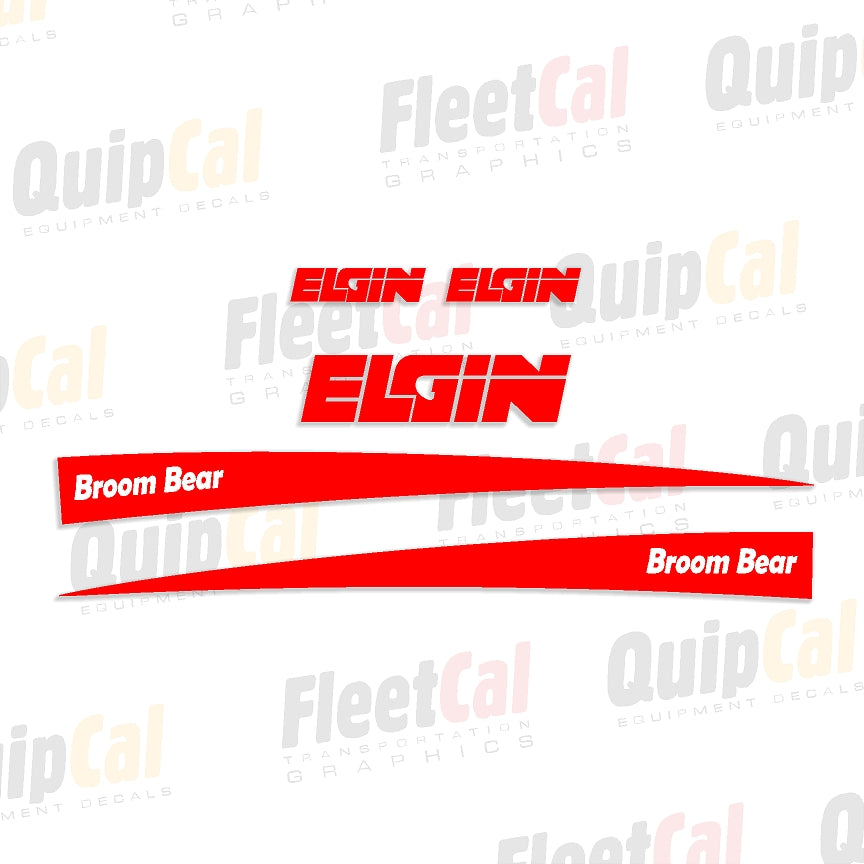 Elgin Sweeper Decals