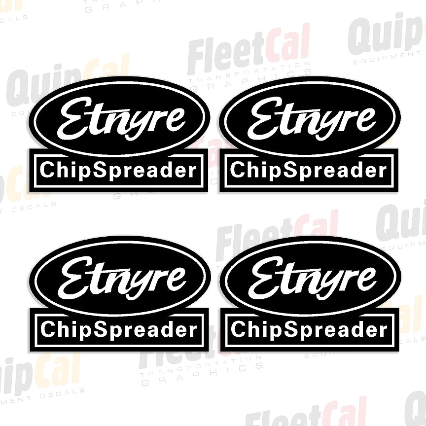 Etnyre Asphalt Equipment Decals