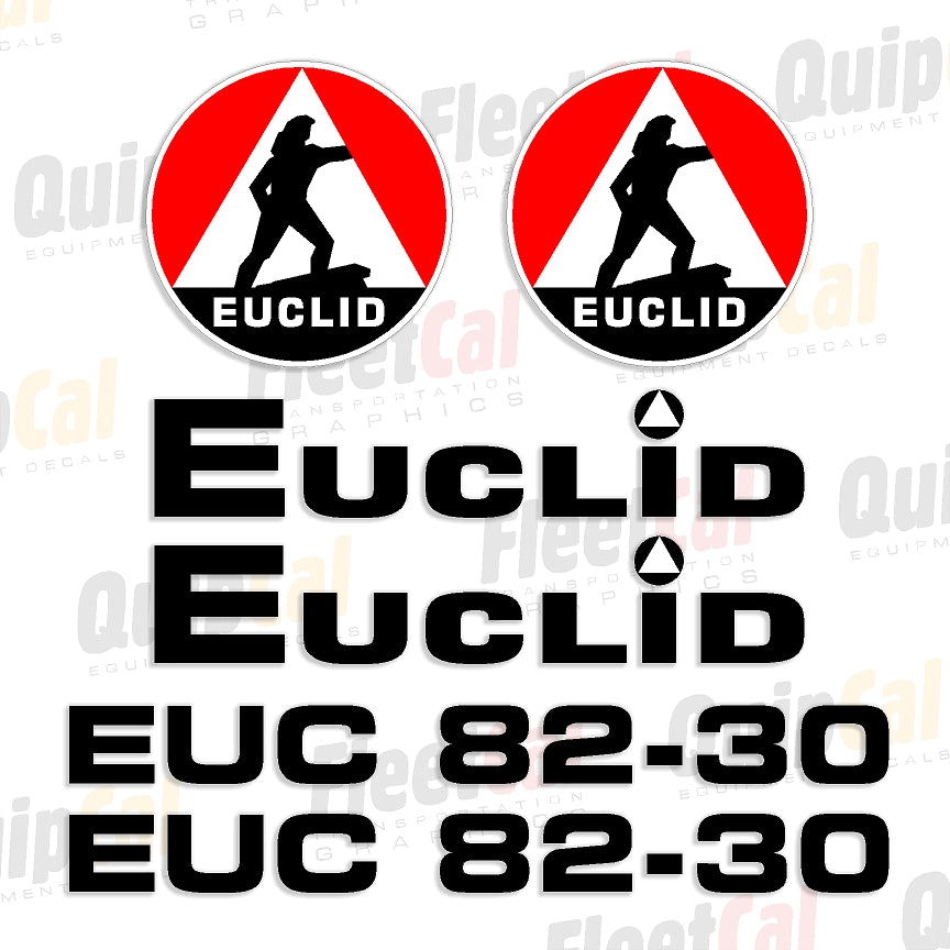 Euclid Crawler Dozer Decal Set